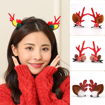 手工制作圣诞节装饰儿童成人发夹