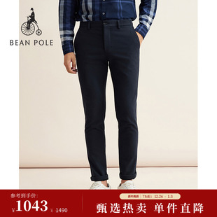 老钱风抓绒商务通勤随性直筒休闲裤 BEANPOLE滨波秋冬男士 新品