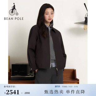 女士休闲时尚 BEANPOLE滨波2026年春季 职场风优雅夹克外套 新品