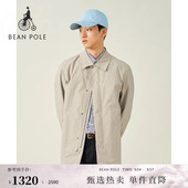 商务休闲风稳重基础纯色多色翻领风衣外套 男士 BEANPOLE滨波 春季