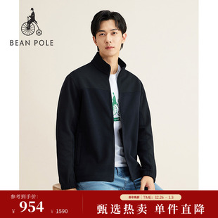 厅局风慵懒随性休闲立领夹克外套 BEANPOLE滨波25秋冬男士 新品