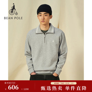 半拉链翻领休闲运动长袖 2025秋冬男士 BEANPOLE滨波 卫衣 新品