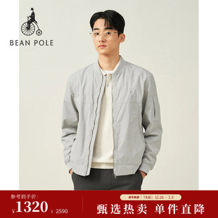 2025秋冬男士 BEANPOLE滨波 棒球领纯色休闲简约夹克外套 新品