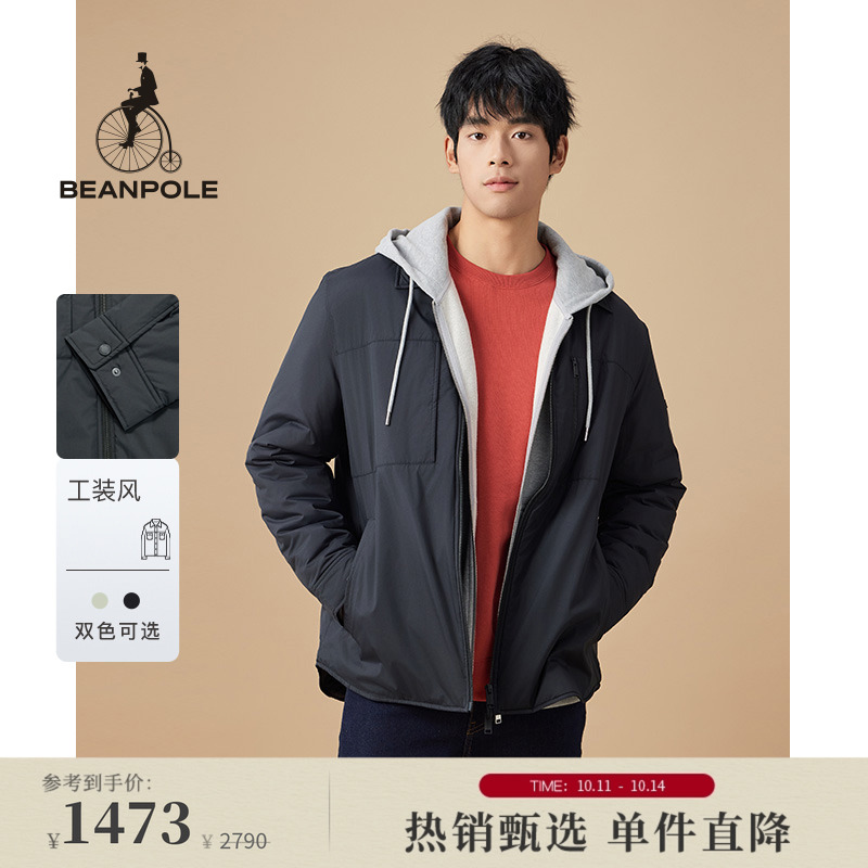 滨波基础简约款商务衬衫型外套