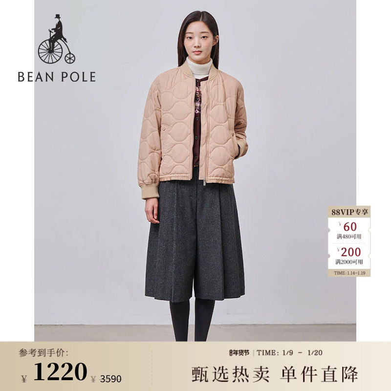 BEANPOLE滨波  女士商务休闲时尚都市优雅职场绗缝基础插肩袖棉服,女装/女士精品,棉衣/棉服,淘宝优惠券,粉丝福利购,淘宝优惠卷