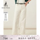 BEANPOLE滨波 春夏女士松弛氛围感通勤休闲简约风全棉直筒牛仔裤