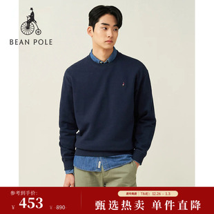 2025秋冬男圆领套头纯色基础休闲长袖 BEANPOLE滨波 卫衣 新品