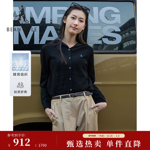 25秋冬女士舒爽清凉休闲成熟优雅气质开衫 BEANPOLE滨波 新品