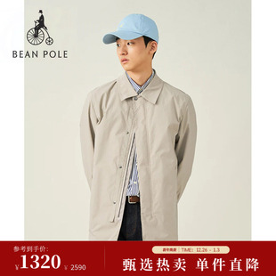 2025年秋冬男士 BEANPOLE滨波 商务稳重基础翻领风衣外套 新品