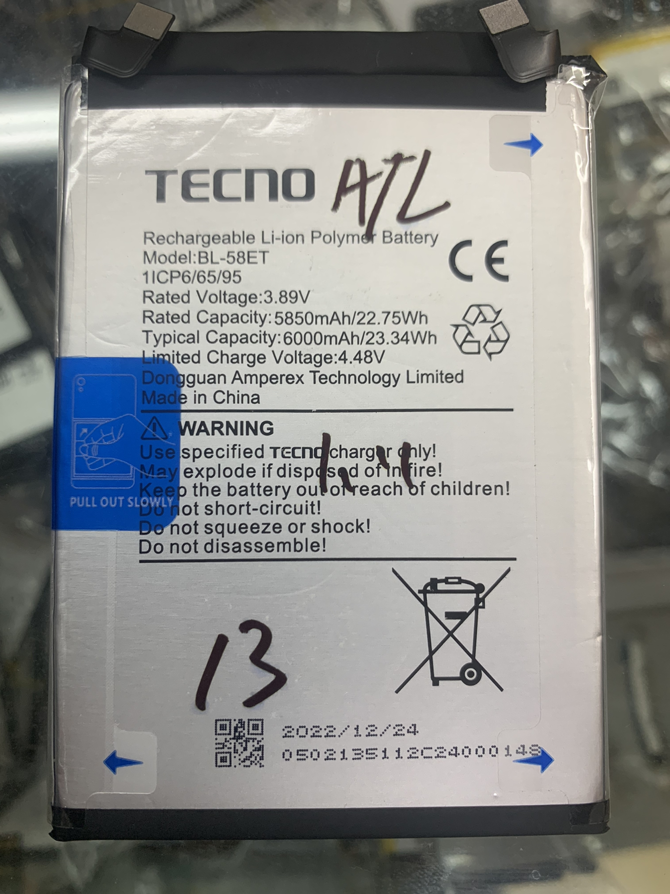 传音是tecnoBL-58ETpova5