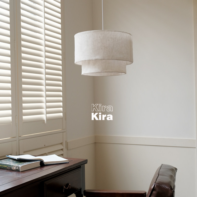 kira日式侘寂风吊灯麻布吊灯北欧简约餐厅卧室书房床头高级感吊灯,家装灯饰光源,床头/玄关/吧台/过道吊灯,淘宝优惠券,粉丝福利购,淘宝优惠卷
