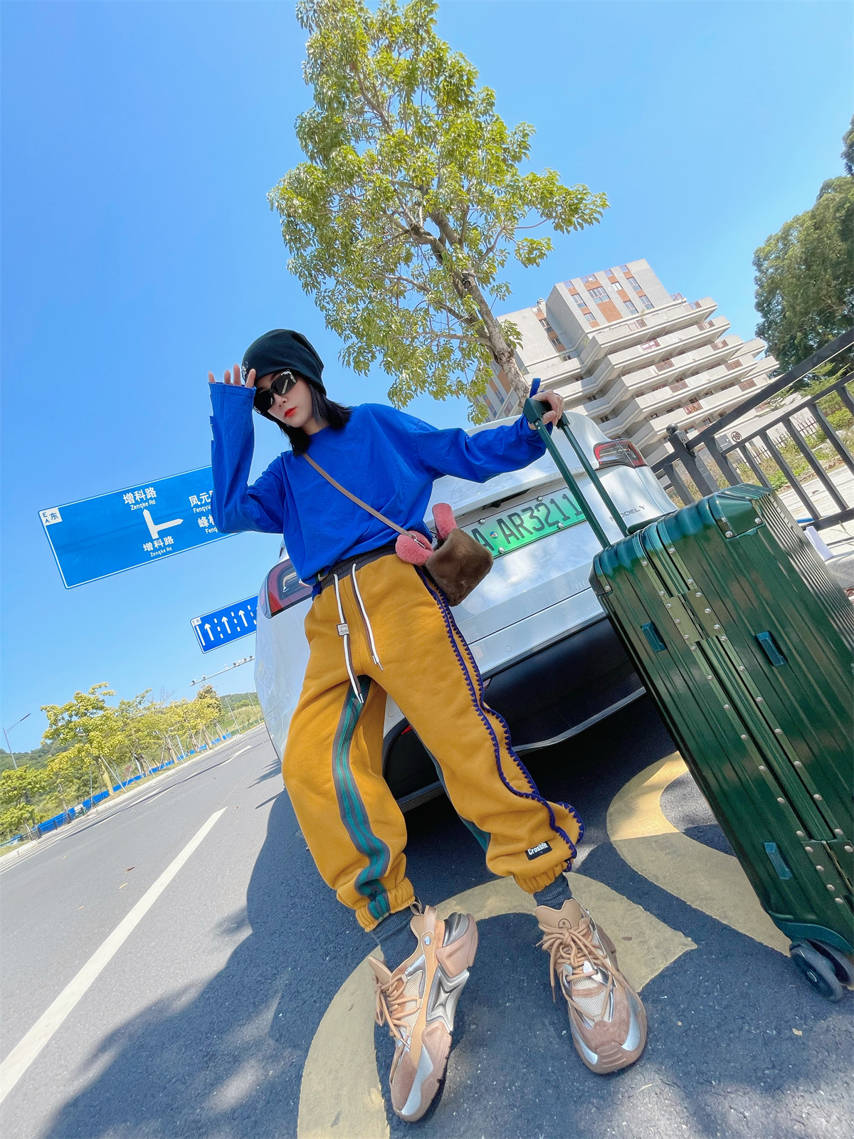 欧货笑脸加绒加厚运动卫裤女冬季新款宽松纯棉休闲裤子哈伦裤潮牌,女装/女士精品,休闲裤,淘宝优惠券,粉丝福利购,淘宝优惠卷