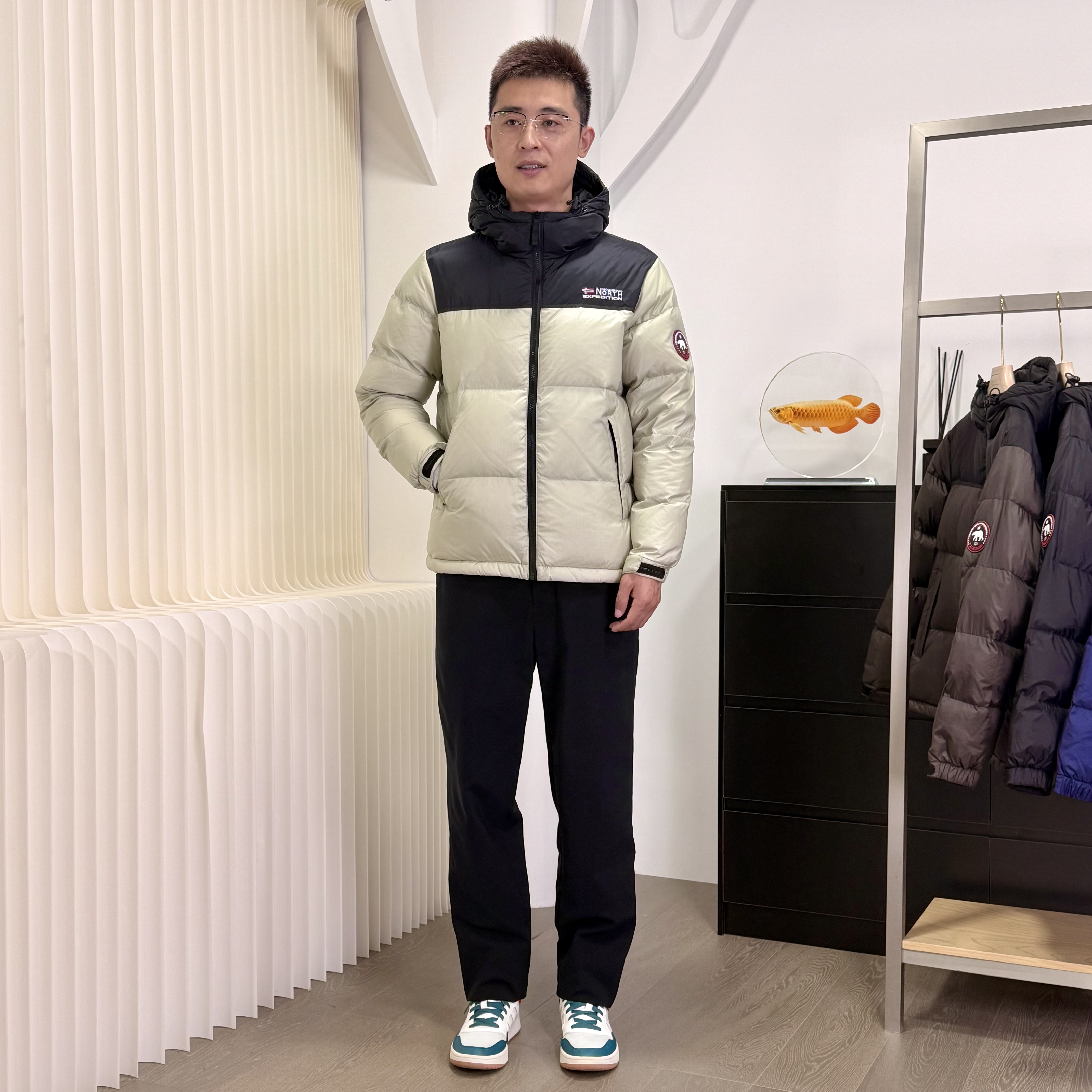 户外加厚90绒高蓬松羽绒服男女款