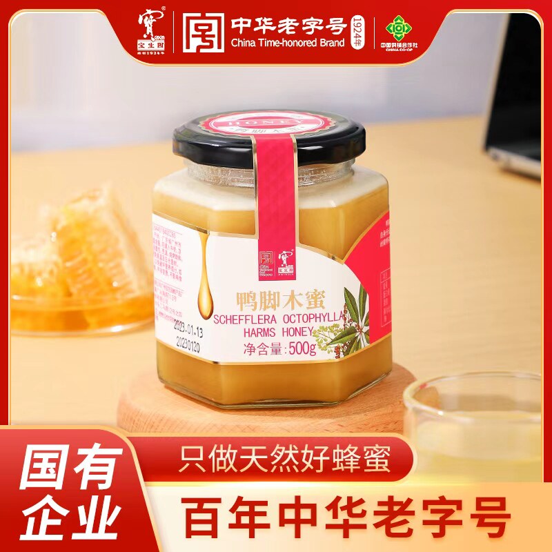 【中华老字号】宝生园礼盒装500g桂花蜂蜜纯正冬蜜椴树蜜洋槐蜜