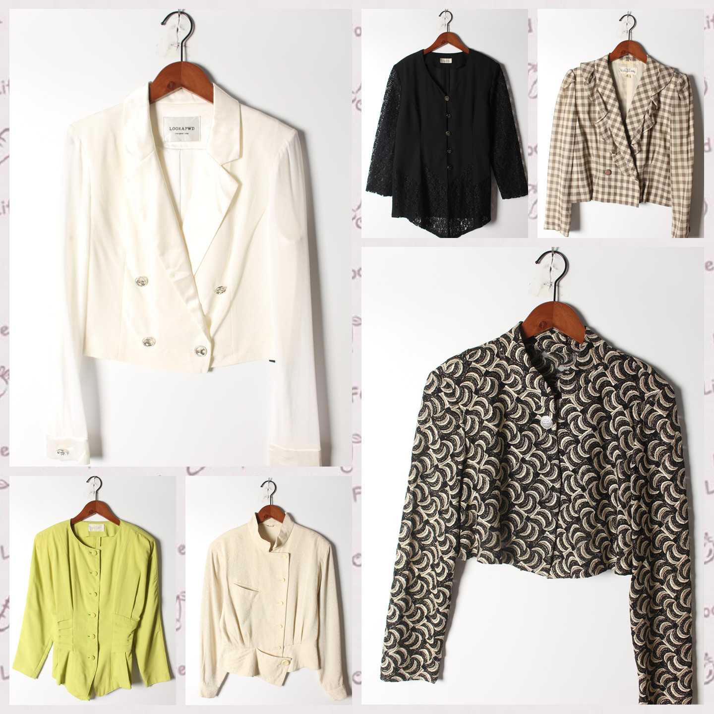 古着Vintage孤品棉麻花刺绣白衬衫孤品日系 女上衣 实拍售卖149