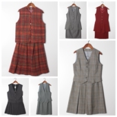 春羊毛料套装 古着Vintage复古孤品日系新款 百搭时尚