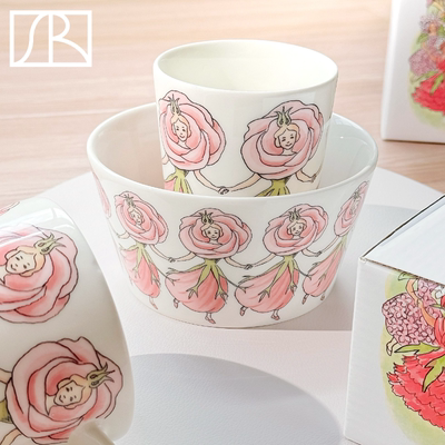 瑞典ElsaBeskow玫瑰女王马克杯