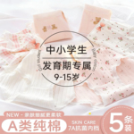 甜美蝴蝶结蕾丝边小碎花螺纹内裤女纯棉裆中腰包臀少女三角裤