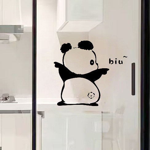 玻璃门窗防撞防水防晒装饰贴画图片