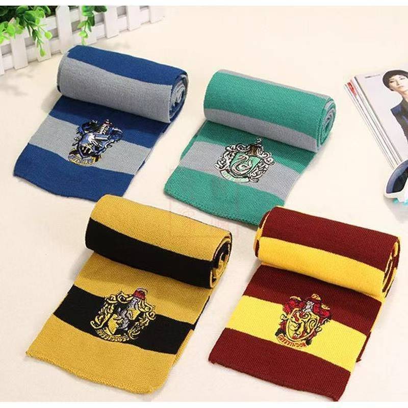 儿童款小围巾哈利波特条纹围巾加节日装扮用品