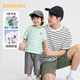 童装 巴拉巴拉短袖 2026新款 一家三口夏装 t恤男女童纯棉上衣亲子装