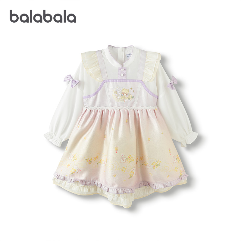 巴拉巴拉连衣裙女童洛丽塔襦裙