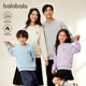 打底衫 巴拉巴拉儿童卫衣亲子装 童装 2026新款 一家三口四口上衣春装