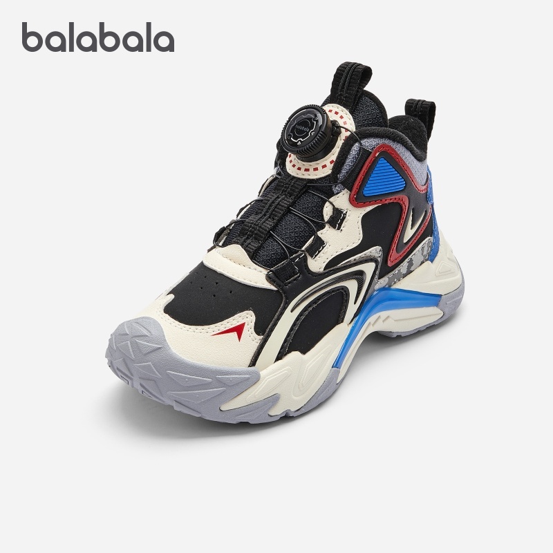 巴拉巴拉运动鞋男童加绒户外鞋子