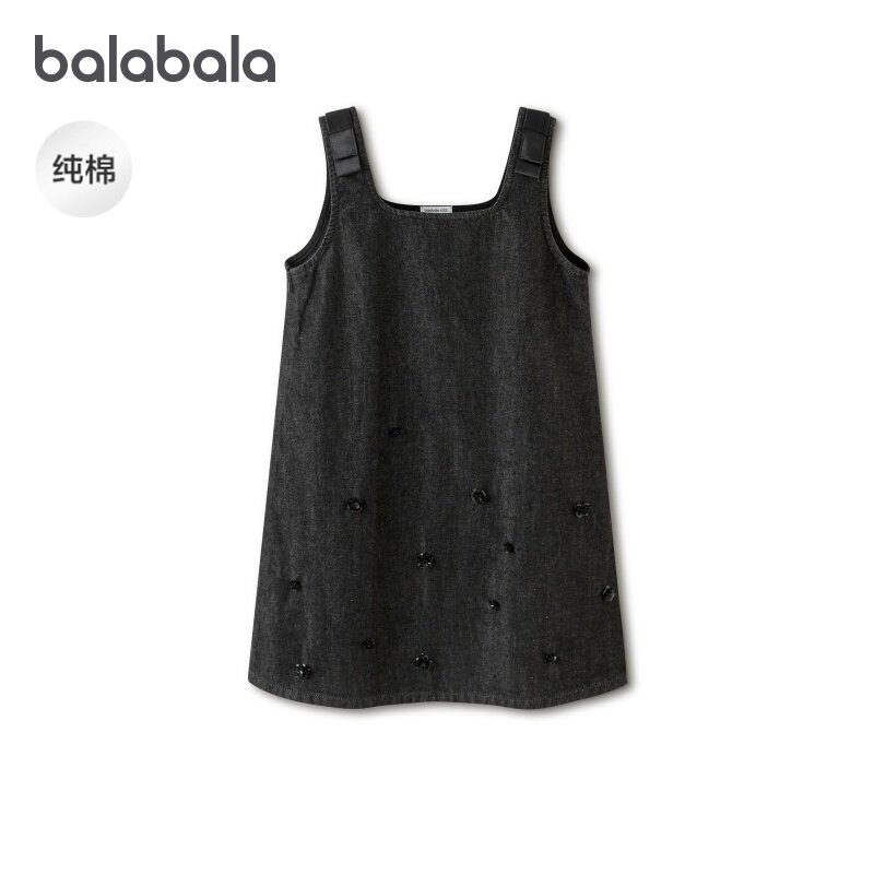 巴拉巴拉儿童裙子女童背心裙洋气