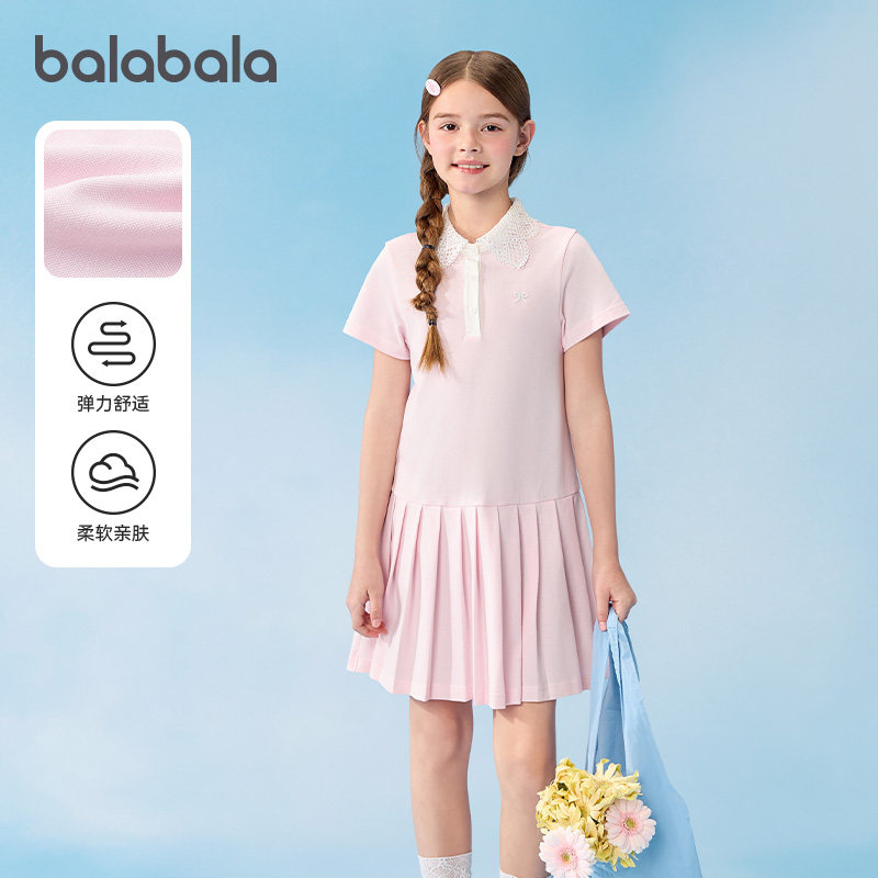 巴拉巴拉女童连衣裙夏装儿童裙子图片