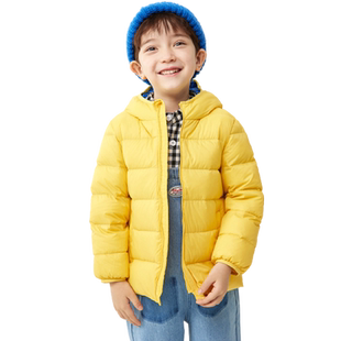巴拉巴拉男童羽绒服小童宝宝连帽外套儿童保暖上衣冬装新款童装潮