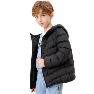 巴拉巴拉女童排骨羽绒服宝宝红色外套儿童轻薄款上衣冬装新款童装