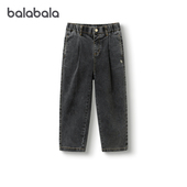 premium 秋装 巴拉巴拉男童牛仔裤 大童阔腿裤 儿童休闲长裤 新款