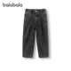 premium 秋装 巴拉巴拉男童牛仔裤 大童阔腿裤 儿童休闲长裤 新款