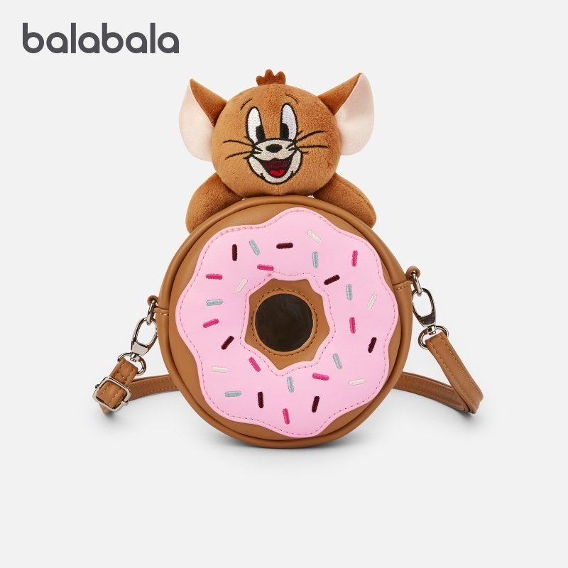 猫和老鼠IP商场同款巴拉巴拉儿童休闲包女童甜甜圈斜跨包冬季新款,童装/婴儿装/亲子装,包包,淘宝优惠券,粉丝福利购,淘宝优惠卷