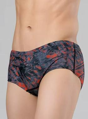飘（FEW）新品男士泳裤时尚印花性感游泳裤 M3135-3