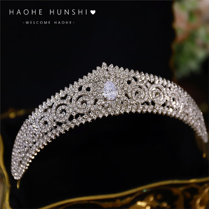 新款复古精致小巧闪钻简约宫廷新娘皇冠婚纱礼服结婚生日公主头饰