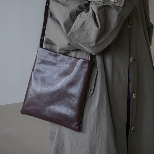 植鞣头层牛皮单肩包女真皮斜挎包