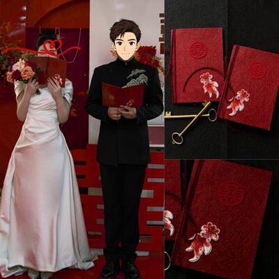 红词色主持证婚手卡9640278H原创婚礼订誓言卡婚结人婚简约誓致辞