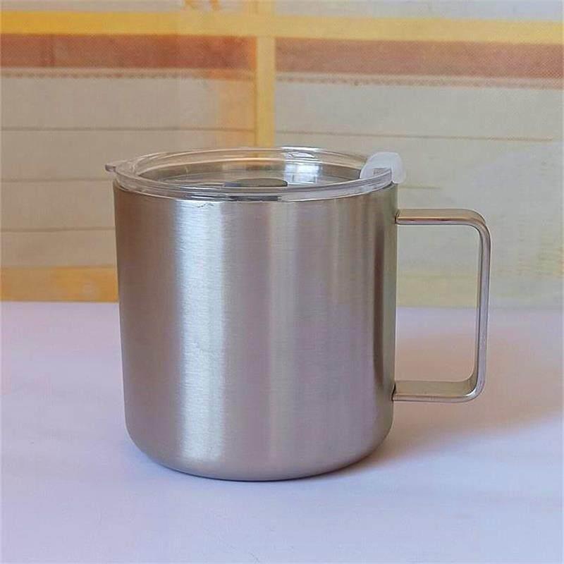 30不锈钢双水杯子带把茶杯jm1037家用耐4用啤酒牛啡奶咖办公室马