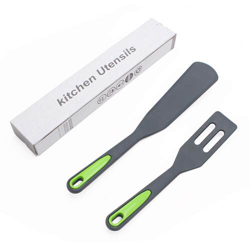 硅胶色2件套铲双 布朗尼饼干铲小牛密铲煎TM8019蛋铲排煎铲用家小