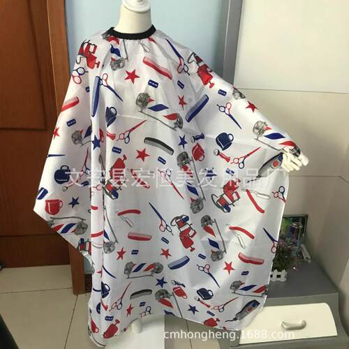 印花防水理发围布外贸BarberShop