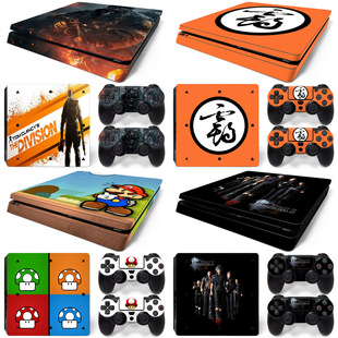 PS4 Slim 游戏机贴纸 支持代发 时尚贴膜  炫酷彩贴 合金装备游戏