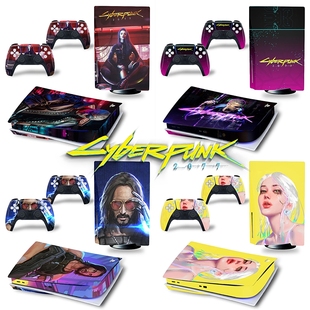 彩贴索尼ps5贴纸贴膜赛博朋克2077Cyberpunk数字 PS5主机贴光驱版