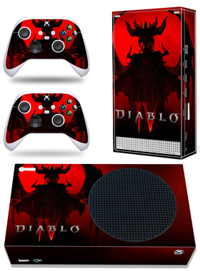 series s游戏主机贴纸xboxseriess暗黑破坏神4痛贴Diablo IV限定