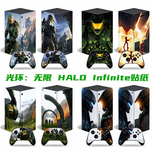微软XboxseriesX贴纸贴膜 光环halo 无限XBOX主机保护膜游戏贴纸