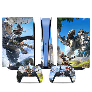PS5保护膜 数字版 光驱版 地平线 Frozen Wilds 手柄贴 PS5贴纸