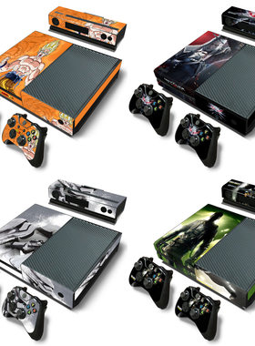 XBOX ONE贴纸痛机贴磨砂xboxone游戏机贴纸主机贴贴纸艺术贴
