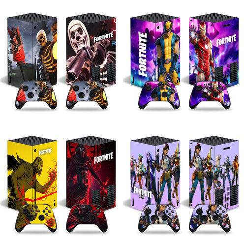 XBOX series x游戏机贴纸  fortnite 前卫潮流 炫酷贴膜Skin