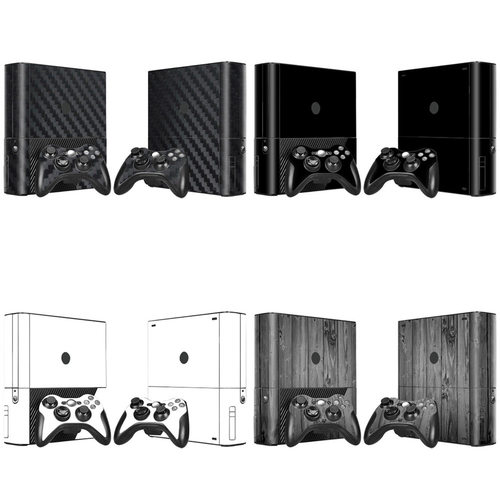 XBOX360E贴纸 XBOX360E机身保护贴膜痛机贴碳纤维贴纸纯色贴膜